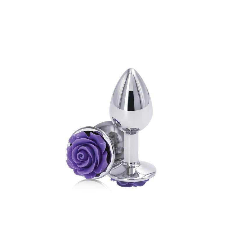 Rose Aluminum Butt Plug - 2 sizes & 5 Colours by Rear Assets - Boink Adult Boutique www.boinkmuskoka.com Canada