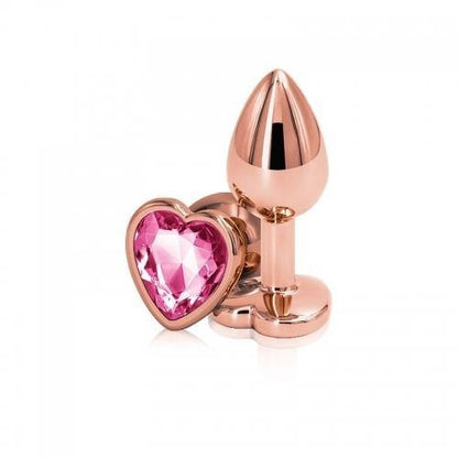 Rose Gold Heart Aluminum Butt Plug by Rear Assets - Boink Adult Boutique www.boinkmuskoka.com Canada