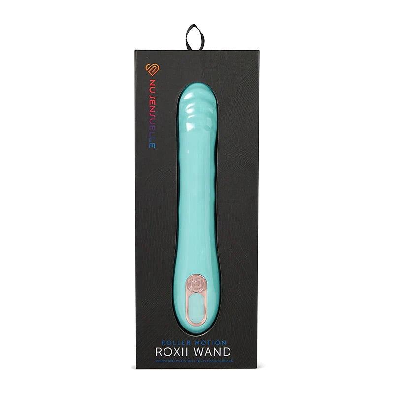 ROXII WAND - Flexi Tip & Rolling Beads - ELECTRIC BLUE - Feel the Power! - Boink Adult Boutique www.boinkmuskoka.com Canada