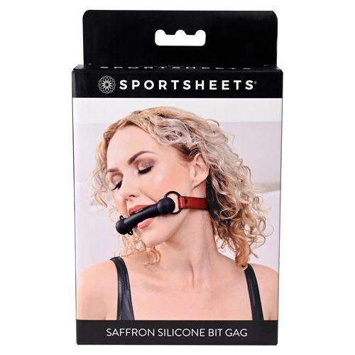 Saffron Silicone Bit Gag - Boink Adult Boutique www.boinkmuskoka.com Canada