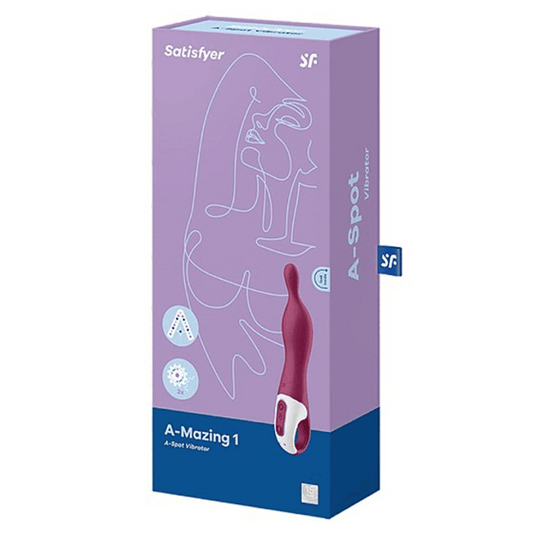 Satisfyer A-Mazing 1 A-Spot Vibrator - Berry - Boink Adult Boutique www.boinkmuskoka.com Canada