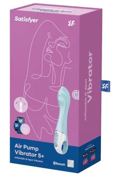 Satisfyer Air Pump Vibrator 5+ - Boink Adult Boutique www.boinkmuskoka.com Canada