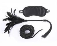 Shadow Tie and Tickle Kit - Includes: Blindfold, Rope & Mini Whip by Sportsheets - Boink Adult Boutique www.boinkmuskoka.com Canada