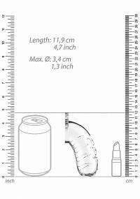 Shots - ManCage - Model 15 - Chastity Cage w Silicone Urethal Sounding - Multiple Sizes - Boink Adult Boutique www.boinkmuskoka.com Canada