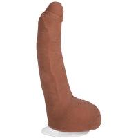 Signature Cocks - Leo Vice - 7.5 Inch ULTRASKYN Cock with Removable Vac-U-Lock Suction Cup - Caramel - Boink Adult Boutique www.boinkmuskoka.com Canada