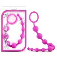 Silicone 10 Anal Beads - 12.5 Inches Long by Blush - Boink Adult Boutique www.boinkmuskoka.com Canada