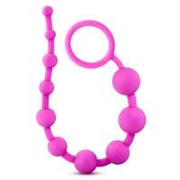 Silicone 10 Anal Beads - 12.5 Inches Long by Blush - Boink Adult Boutique www.boinkmuskoka.com Canada