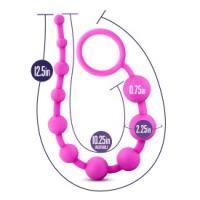 Silicone 10 Anal Beads - 12.5 Inches Long by Blush - Boink Adult Boutique www.boinkmuskoka.com Canada