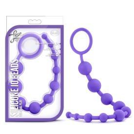 Silicone 10 Anal Beads - 12.5 Inches Long by Blush - Boink Adult Boutique www.boinkmuskoka.com Canada