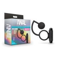 Silicone Anal Ball with Vibrating C-Ring |Anal Adventures - Boink Adult Boutique www.boinkmuskoka.com Canada