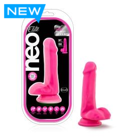 Silicone Dual Density Cock w Balls Dildo by Neo Elite - Boink Adult Boutique www.boinkmuskoka.com Canada