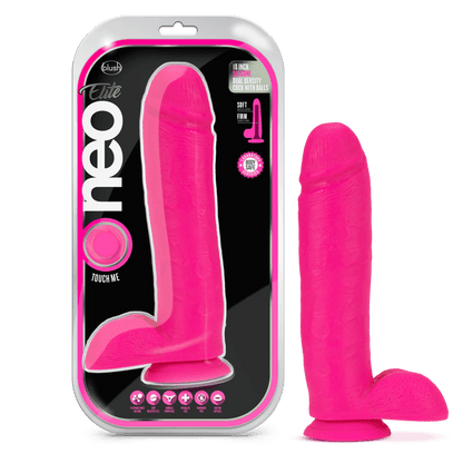 Silicone Dual Density Cock w Balls Dildo by Neo Elite - Boink Adult Boutique www.boinkmuskoka.com Canada