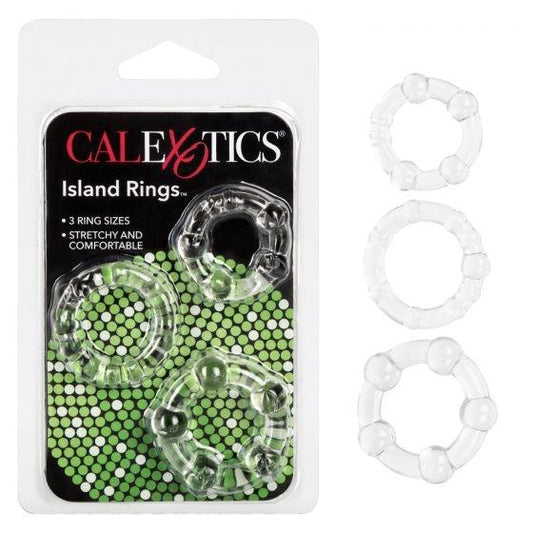 Silicone Island Cock Rings - set of Three - Boink Adult Boutique www.boinkmuskoka.com Canada