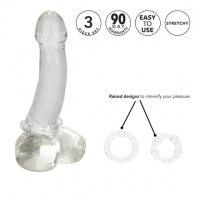 Silicone Island Cock Rings - set of Three - Boink Adult Boutique www.boinkmuskoka.com Canada