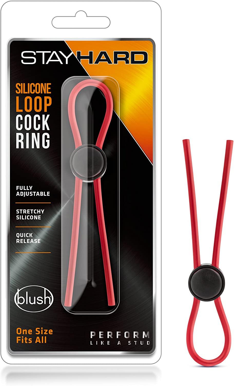 Silicone Loop Cock Ring by Stay Hard by Blush - Boink Adult Boutique www.boinkmuskoka.com Canada
