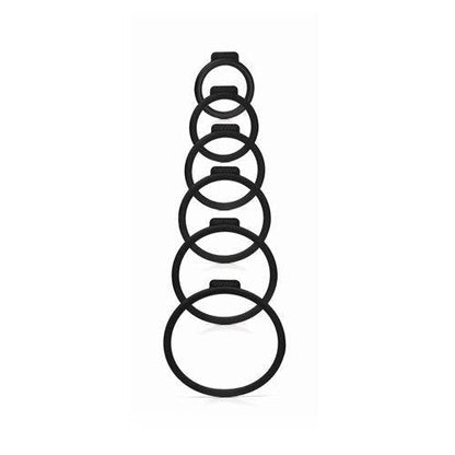 SILICONE O-RING SET 6 PIECE HARNESS ACCESSORIES by Tantus - Boink Adult Boutique www.boinkmuskoka.com Canada