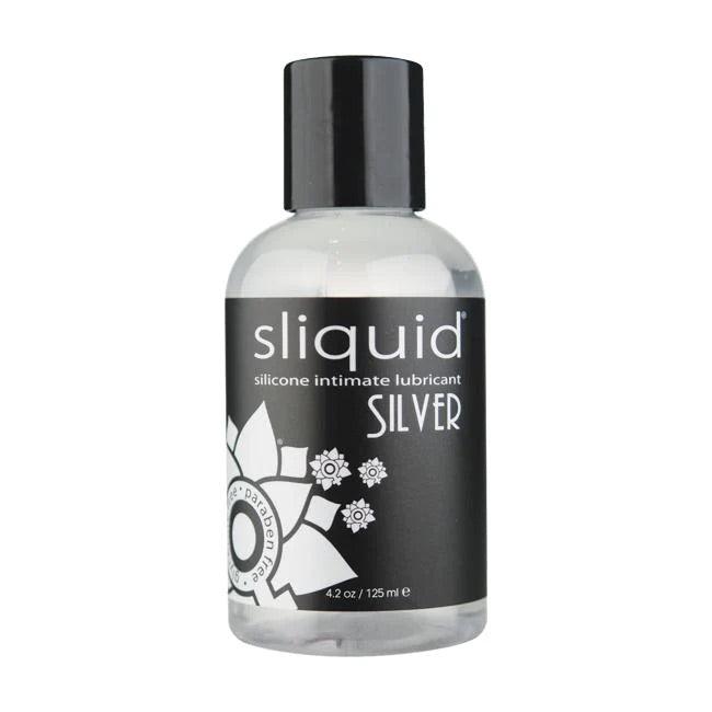 Silver Silicone Lubricant by Sliquid - Boink Adult Boutique www.boinkmuskoka.com Canada