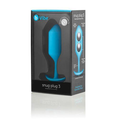 Snug Plug 3 | Weighted Anal Plug | b-Vibe - Boink Adult Boutique www.boinkmuskoka.com Canada