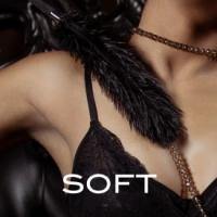 Soft Feather Tickler in Black by Noir - Boink Adult Boutique www.boinkmuskoka.com Canada