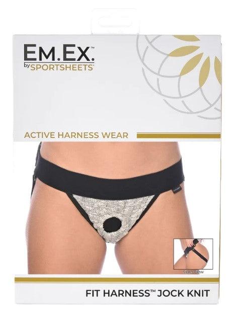 Sportsheets - Em.Ex. Fit Harness Jock XS-L - Boink Adult Boutique www.boinkmuskoka.com Canada