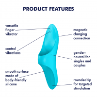 Teaser Finger Vibe by Satisfyer - Boink Adult Boutique www.boinkmuskoka.com Canada