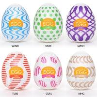 Tenga EGG - Masturbator Sleeves - 6 pack and individual sleeves - Boink Adult Boutique www.boinkmuskoka.com Canada