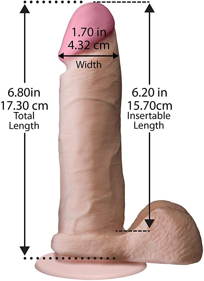 The Realistic Cock - With Removable Vac-U-Lock Suction Cup 6 Inch - Boink Adult Boutique www.boinkmuskoka.com Canada