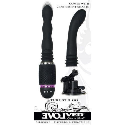 Thrust & Go Rechargeable G-Spot Vibrator - Warranty - 2 Shaft Attachments by Evolved - Boink Adult Boutique www.boinkmuskoka.com Canada