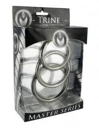 Trine | Steel C-Ring Set | Master Series - Boink Adult Boutique www.boinkmuskoka.com Canada