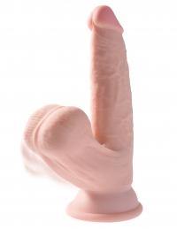 Triple Density Cock With Swinging Balls by King Cock Plus® - Boink Adult Boutique www.boinkmuskoka.com Canada