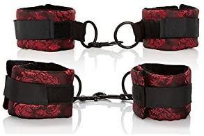 Universal Cuff Set in Red by Scandal - Boink Adult Boutique www.boinkmuskoka.com Canada