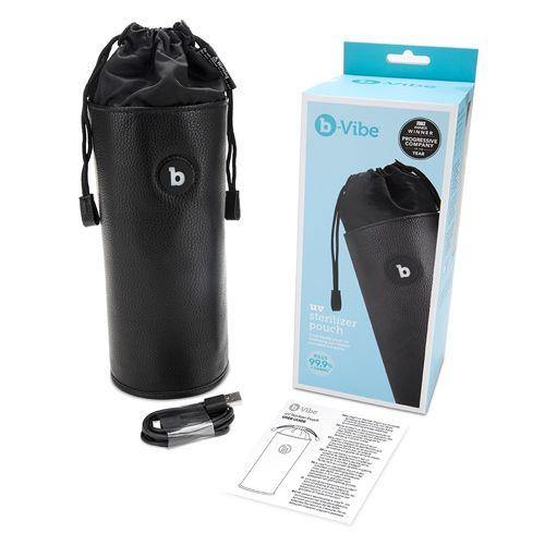 UV Sterilizer Pouch For Toys/Cell Phone/Keys | Destroy 99.9% of Bacteria, Spores, & Viruses | b-Vibe - Boink Adult Boutique www.boinkmuskoka.com Canada